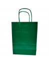 Tradineur - Pack de 50 bolsa Kraft "L" - Ideal para guardar tus regalos de navidad, fin de año o año nuevo - 32 x 40 cm - Color