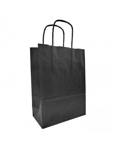 Tradineur - Pack de 50 bolsa Kraft "M" - Ideal para guardar tus regalos de navidad, fin de años o año nuevo - 27 x 37 cm - Color