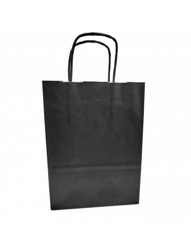 Tradineur - Pack de 50 bolsa Kraft "M" - Ideal para guardar tus regalos de navidad, fin de años o año nuevo - 27 x 37 cm - Color