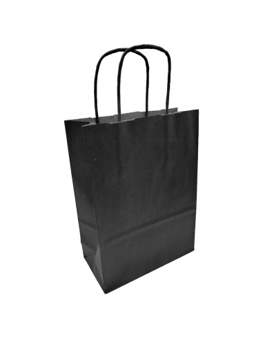 Tradineur - Pack de 50 bolsa Kraft "M" - Ideal para guardar tus regalos de navidad, fin de años o año nuevo - 27 x 37 cm - Color