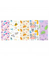 Tradineur - Pack de 5 rollos de papel de regalo Infantil, láminas para envolver regalos de cumpleaños, Navidad, 70 x 200 cm, dis