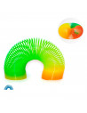Tradineur - Pack de 3 muelles elásticos de juguete, multicolor, plástico, arco iris, resortes mágicos, regalo de fiesta, niños,
