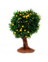 Tradineur - Limonero para belén, resina y plástico, árbol, adorno para nacimiento, portal, pesebre, Navidad, decoración tradicio