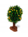Tradineur - Limonero para belén, resina y plástico, árbol, adorno para nacimiento, portal, pesebre, Navidad, decoración tradicio