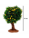 Tradineur - Limonero para belén, resina y plástico, árbol, adorno para nacimiento, portal, pesebre, Navidad, decoración tradicio