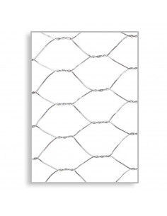 Tradineur - Valla, malla metálica galvanizada hexagonal gris, 0,5 x 3 m, cierre de alambre en rollo, mallado 40 x 40 mm, ideal p
