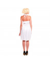 Tradineur - Disfraz de Marilyn para adulto, poliéster, incluye vestido, atuendo de carnaval, Halloween, cosplay (Mujer, Talla L)