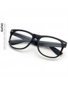 Tradineur - Pack de 3 gafas de oficinista para carnaval, plástico, complemento para disfraz, Halloween, cosplay, fiestas (Adulto