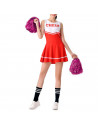 Tradineur - Pompones de animadora, incluyen mangos de plástico, accesorios para disfraces, carnaval, Halloween, cosplay (Fucsia