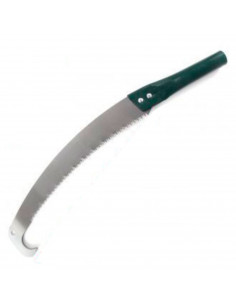 Tradineur - Sierra para podar, especial madera, hoja de 35,5 cm y mango de metal, válida para adaptar mango extensible, serrucho