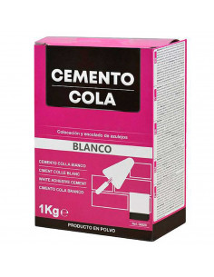 Tradineur - Cemento cola en polvo, colocación, encolado y fijación de azulejos, superficies horizontales y verticales, interior