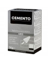 Tradineur - Cemento en polvo, reparaciones generales de albañilería, suelos, muros, uso interior y exterior, fabricado en España