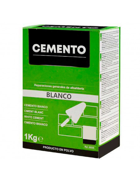 Tradineur - Cemento en polvo, reparaciones generales, albañilería, suelos, muros, uso interior y exterior, fabricado en España (