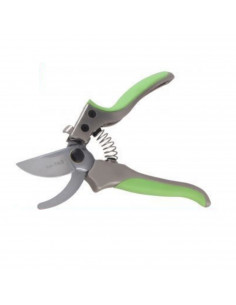 Tijeras de podar de aluminio para jardín 20 cm, hoja de 5 cm, tijera profesional ergonómica y ligera, cortar flores, plantas, ar