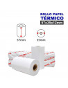 Tradineur - Pack de 10 rollos de papel térmico, válidos para máquinas de TPV, datáfonos, impresoras de recibos, cajas registrado