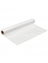 Tradineur - Rollo de plástico cubretodo, protector, cobertor antipolvo, 100 m2, pintura, suciedad, humedad, cubrir suelos, muebl