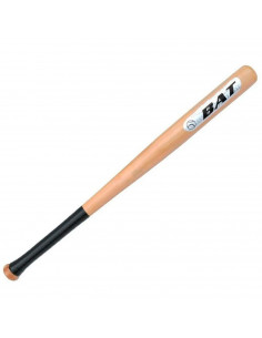 Tradineur - Bate de béisbol de madera, agarre antideslizante, prácticas, entranamientos, deporte, aire libre, adolescentes, adul