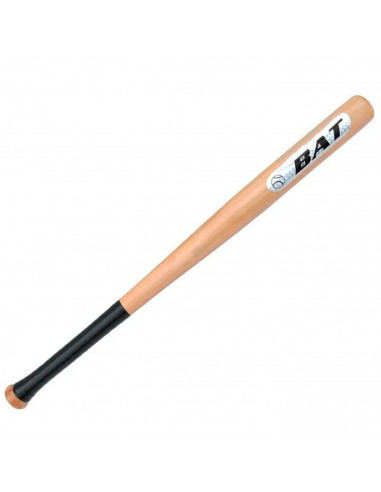 Tradineur - Bate de béisbol de madera, agarre antideslizante, prácticas, entranamientos, deporte, aire libre, adolescentes, adul
