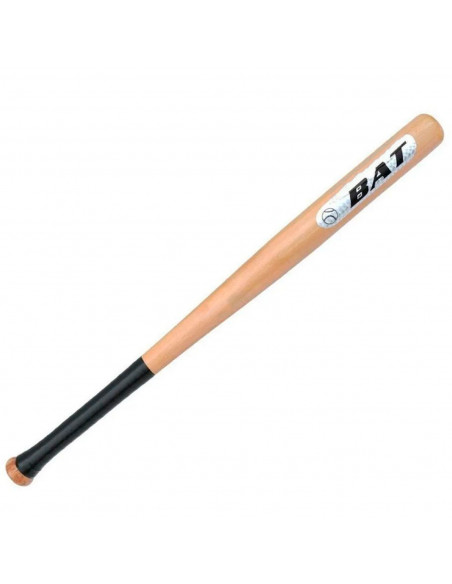Tradineur - Bate de béisbol de madera, agarre antideslizante, prácticas, entranamientos, deporte, aire libre, adolescentes, adul