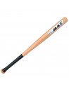 Tradineur - Bate de béisbol de madera, agarre antideslizante, prácticas, entranamientos, deporte, aire libre, adolescentes, adul