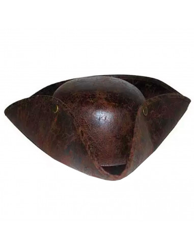 Tradineur - Sombrero de corsario para adulto, poliéster, gorro para disfraces, accesorio de carnaval, Halloween, cosplay, fiesta