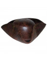 Tradineur - Sombrero de corsario para adulto, poliéster, gorro para disfraces, accesorio de carnaval, Halloween, cosplay, fiesta