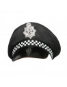 Tradineur - Gorra de policía infantil, poliéster, sombrero de niño, gorro para disfraces, accesorio de carnaval, Halloween, cosp