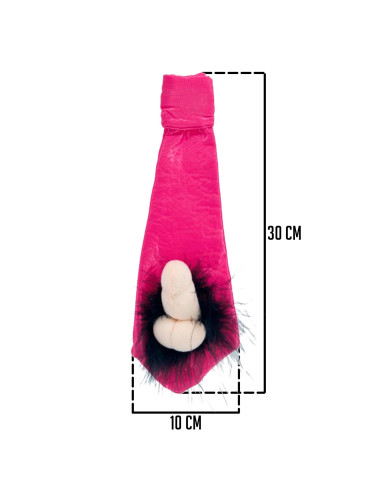 Tradineur - Pack de 5 corbatas de despedida de soltera - Incluye goma para colgar - Ideal para fiestas de despedida, carnaval y
