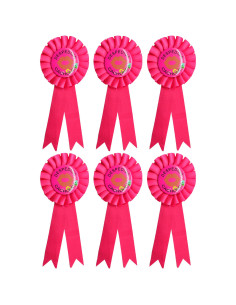 Tradineur - Pack de 6 chapas de despedida de soltera con la frase "Despedida Cachonda" - Fabricado en Plástico - Ideal para fies
