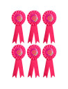 Tradineur - Pack de 6 chapas de despedida de soltera con la frase "Despedida Cachonda" - Fabricado en Plástico - Ideal para fies