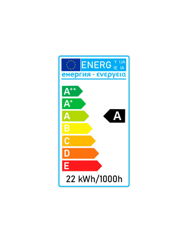Tradineur - Tubo Fluorescente Círculo T9 - 22W - 230V/50Hz  1200 Lúmenes - Luz día - Eficiencia energética A - Facil Instalació