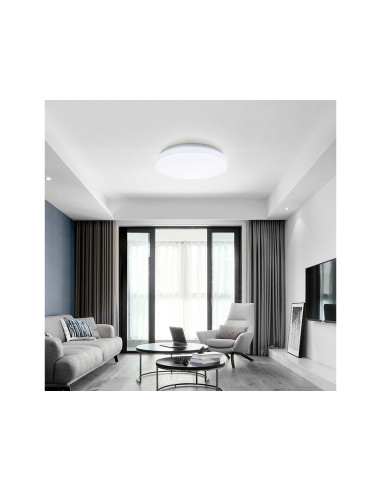 Tradineur - Tubo Fluorescente Círculo T9 - 40W - 230V/50Hz - Luz Fría - 17 Pulgadas - Ø 400 x 29 mm