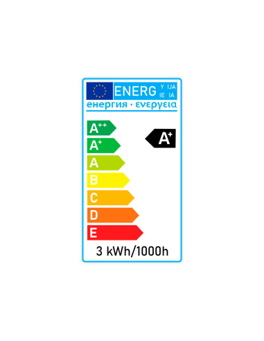 Tradineur - Foco Led Circular Para techo - 3W - 265V/50Hz - Luz Blanca 6400k - Ø 8,5 cm