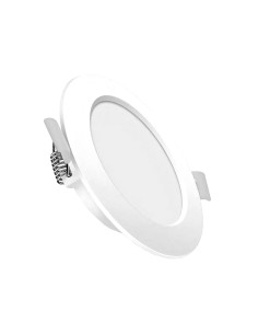Tradineur - Foco Led Circular Para techo - 6W - 265V/50Hz - Luz Blanca 6400k - Ø 12 cm