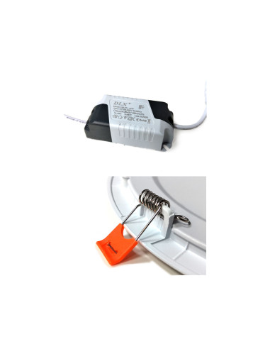 Tradineur - Foco Led Circular Para techo - 15W - 265V/50Hz - Luz Blanca 6400k - Ø 19 cm