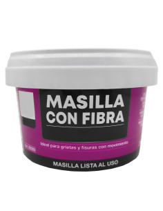 Tradineur - Masilla con fibra, retapado, reparación de grietas, fisuras en movimiento, albañilería, uso exterior, fabricado en E