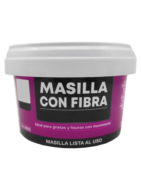 Tradineur - Masilla con fibra, retapado, reparación de grietas, fisuras en movimiento, albañilería, uso exterior, fabricado en E