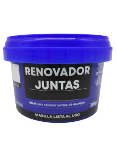 Tradineur - Renovador de juntas, masilla para azulejos, rellenar, albañilería, lista para usar, fabricado en España (300 g)