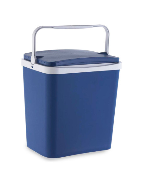 Tradineur - Nevera rígida portátil con asa, polipropileno, 8 horas de frío, porta alimentos y bebidas para playa, acampada, fabr