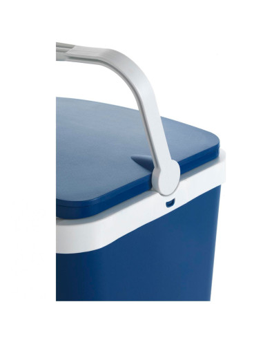 Tradineur - Nevera rígida portátil con asa, polipropileno, 8 horas de frío, porta alimentos y bebidas para playa, acampada, fabr