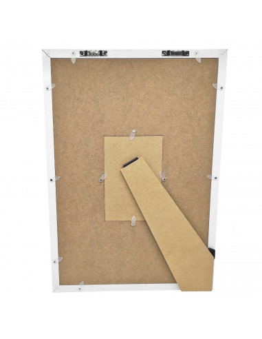 Tradineur - Marco de los deseos, incluye 50 estrellas, madera y cristal, sobremesa y pared, Primera Comunión, cumpleaños, decora