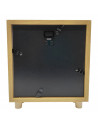 Tradineur - Hucha de Primera Comunión, madera y cristal estampado, personalizable con foto de 13,3 x 13,3 cm, regalo orignal, 16