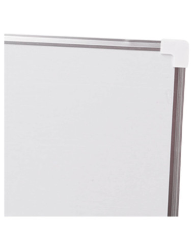 Tradineur - Pizarra magnética de doble cara con rotulador, borrado en seco, marco de aluminio, fácil de borrar, ideal para coleg