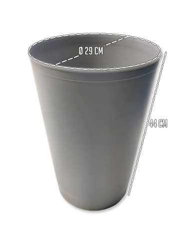 Tradineur - Paragüero de plástico - Soporte Paraguas - Forma Redondo - Ideal Tanto para hogar como para Zonas de público - Ø 29