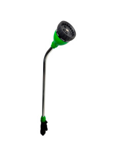 Tradineur - Pistola de Riego - 8 Funciones - Fabricado en Plástico y Metal - Agarre Ergonómicos - Longitud de 68,5 cm