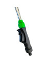 Tradineur - Pistola de Riego - 8 Funciones - Fabricado en Plástico y Metal - Agarre Ergonómicos - Longitud de 68,5 cm