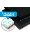 Tradineur - Lámina de cartón pluma adhesiva A3, 5 mm de grosor, manualidades, soporte para presentaciones, maquetas, base de cua