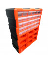 Tradineur - Organizador Multiusos con separadores N.º 39 - Incluye 39 Compartimentos - Almacenamiento de herramientas,tornillos
