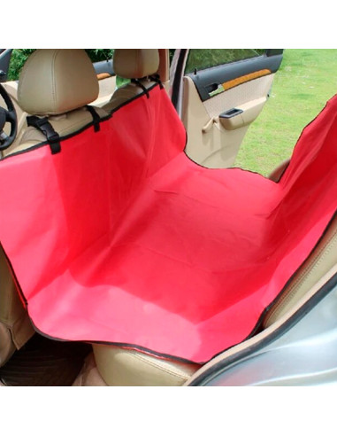 Tradineur - Manta protectora de mascotas para asientos de coche, poliéster, funda, cubierta, protector para perros, gatos, fácil