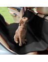 Tradineur - Manta protectora de mascotas para asientos de coche, poliéster, funda, cubierta, protector para perros, gatos, fácil